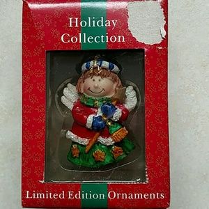 Christmas Santa Angel Ornament